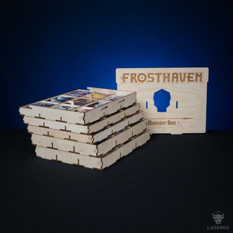 Frosthaven: Laserox Wooden Game Insert - Monster Box
