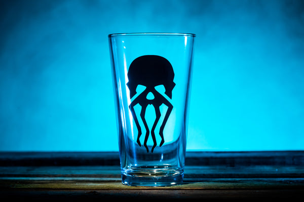 Tentacle Face Pint Glass