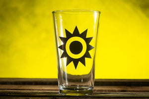 Sun Pint Glass
